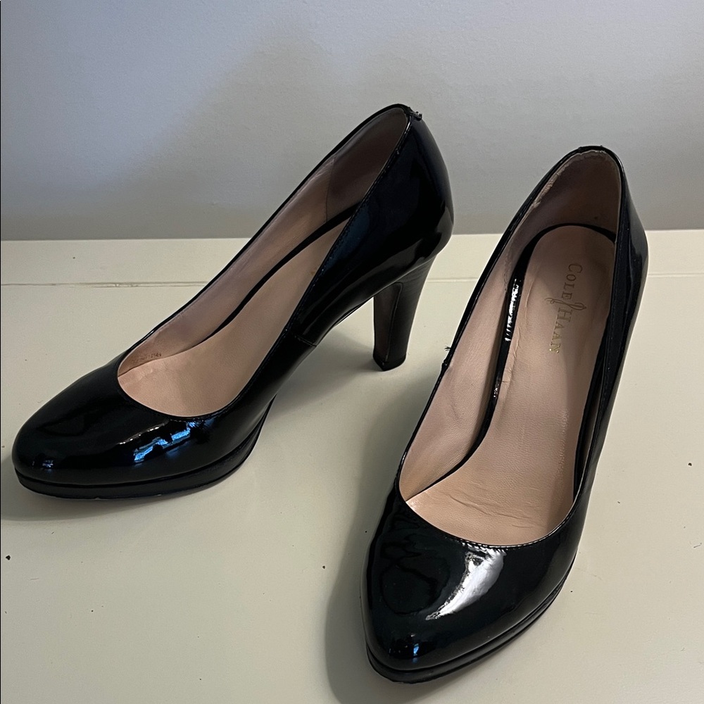 Cole Haan Glossy Black Heels